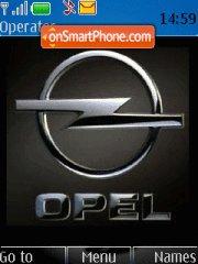 Capture d'écran Opel Astra thème