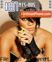Rihanna tema screenshot