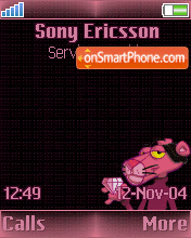 Pink Panther theme screenshot