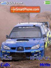 Capture d'écran Subaru Wrc thème