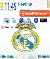 RealMadrid Default es el tema de pantalla