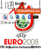 Capture d'écran Uefa 2008 thème