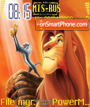 Lion King 01 theme screenshot