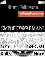 Armani 03 tema screenshot
