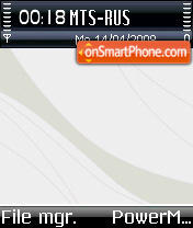 White MacOS V2 01 tema screenshot