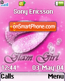 Glam Girl Animated theme screenshot