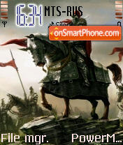 Cesur Warrior theme screenshot