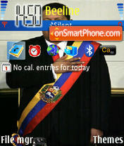 Capture d'écran Chavez thème