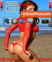 Hot Girl2 theme screenshot