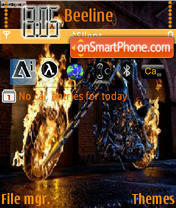 Ghost Rider tema screenshot