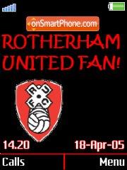 Capture d'écran Rotherham United Fan thème
