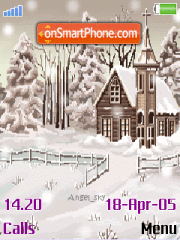 Beautiful Snow Theme-Screenshot