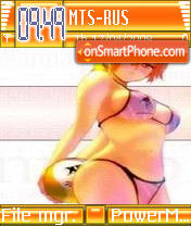 Anime Girl 08 theme screenshot