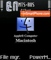 Capture d'écran Mac S60v2 thème