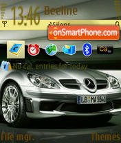 Capture d'écran Mercedes thème