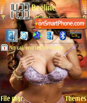 Chrissy M. Hot theme screenshot