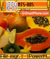Fruits 2 theme screenshot