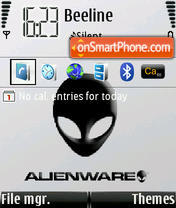 Alienware es el tema de pantalla