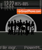 Скриншот темы Heroes 04