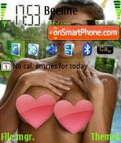 Capture d'écran Girl OS9.1 thème