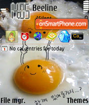 Cute Eggs Dance tema screenshot