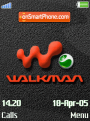 Скриншот темы Animated Walkman 01