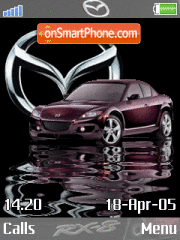 Mazda Rx8 Animated tema screenshot