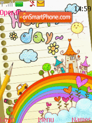 Capture d'écran Happy Day Animated thème