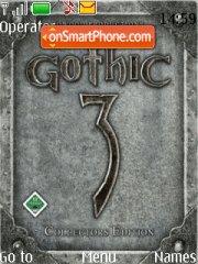Capture d'écran Gothic 3 thème