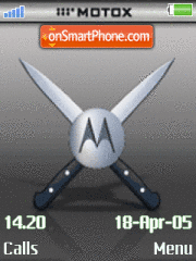 Скриншот темы Animated Motorola