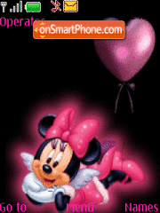 Скриншот темы Animated Minnie 02