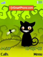 Disturbed Cat theme screenshot