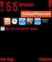 iPhone Black theme screenshot