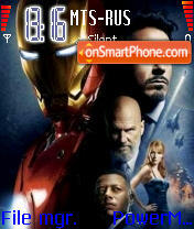 Capture d'écran Iron Man thème