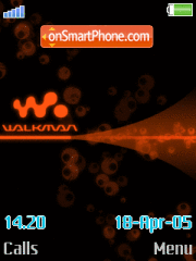 Walkman theme screenshot
