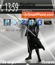 Sephiroth 01 theme screenshot