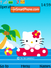 Kitty Animated 02 tema screenshot