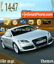 Capture d'écran Audi TT thème