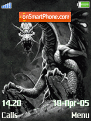 Animated Dragon 01 Theme-Screenshot