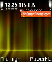Capture d'écran IAurora Gold S60v2 thème