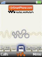 Walkman Phone es el tema de pantalla