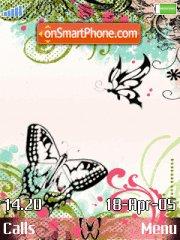 Colorful Butterfly tema screenshot