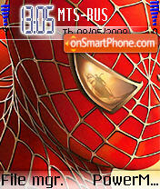 Скриншот темы Spiderman