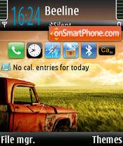 Rusty Car theme screenshot