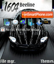 Capture d'écran Jaguar Sportive thème