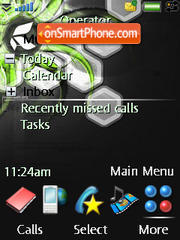 Lime bG theme screenshot