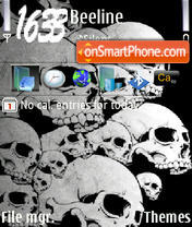 Skulls theme screenshot