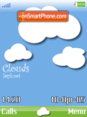 Passing Clouds tema screenshot