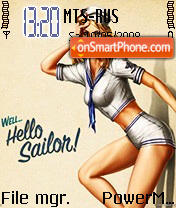 Hello Sailor es el tema de pantalla