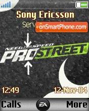 Need For Speed ProStreet es el tema de pantalla